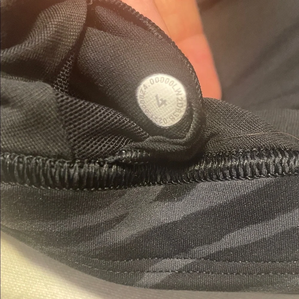Lululemon Black Zebra‎ Print Top